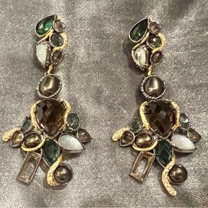 Alexis Bittar Rocky Chandelier Drop Earrings